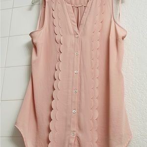Flirty, sleeveless blouse by Meadow Rue